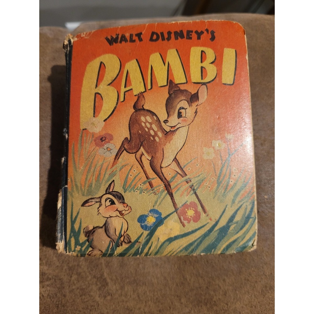 BAMBI Walt Disney 1469 VG, Better Big Little Books Whitman 1942
